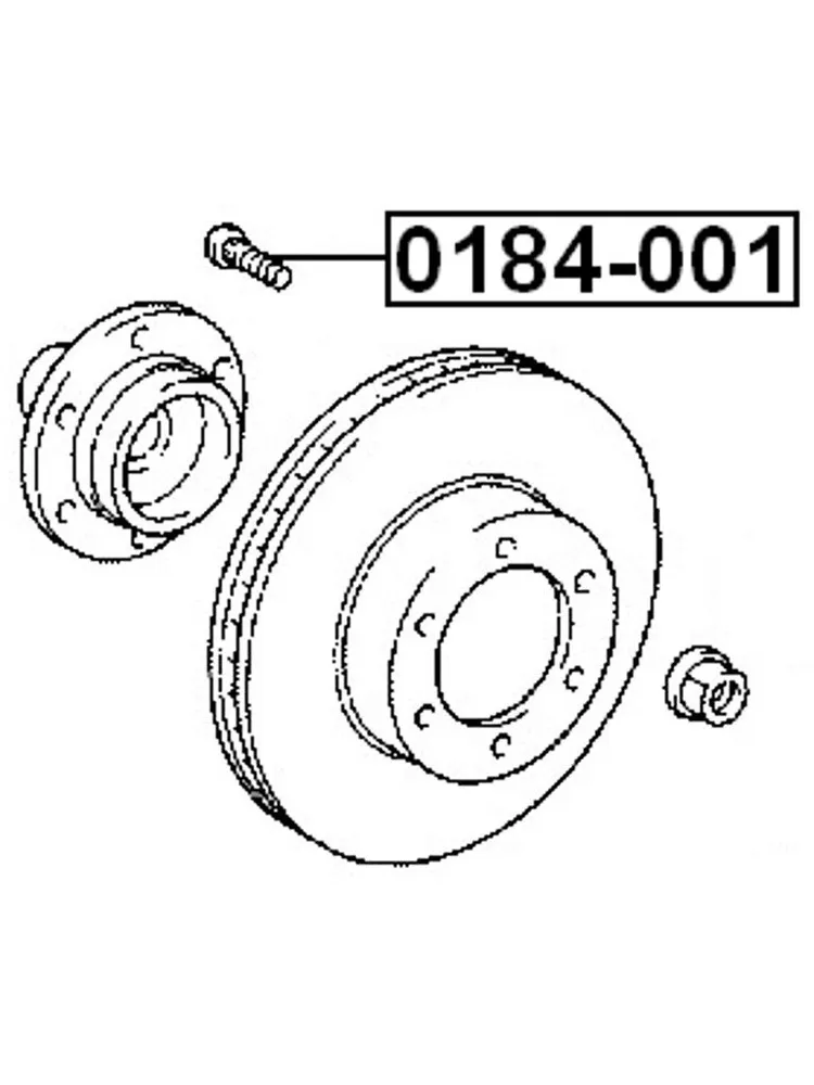 Гайка колесная M12x1.5 L16 FEBEST 0185-002 0185002